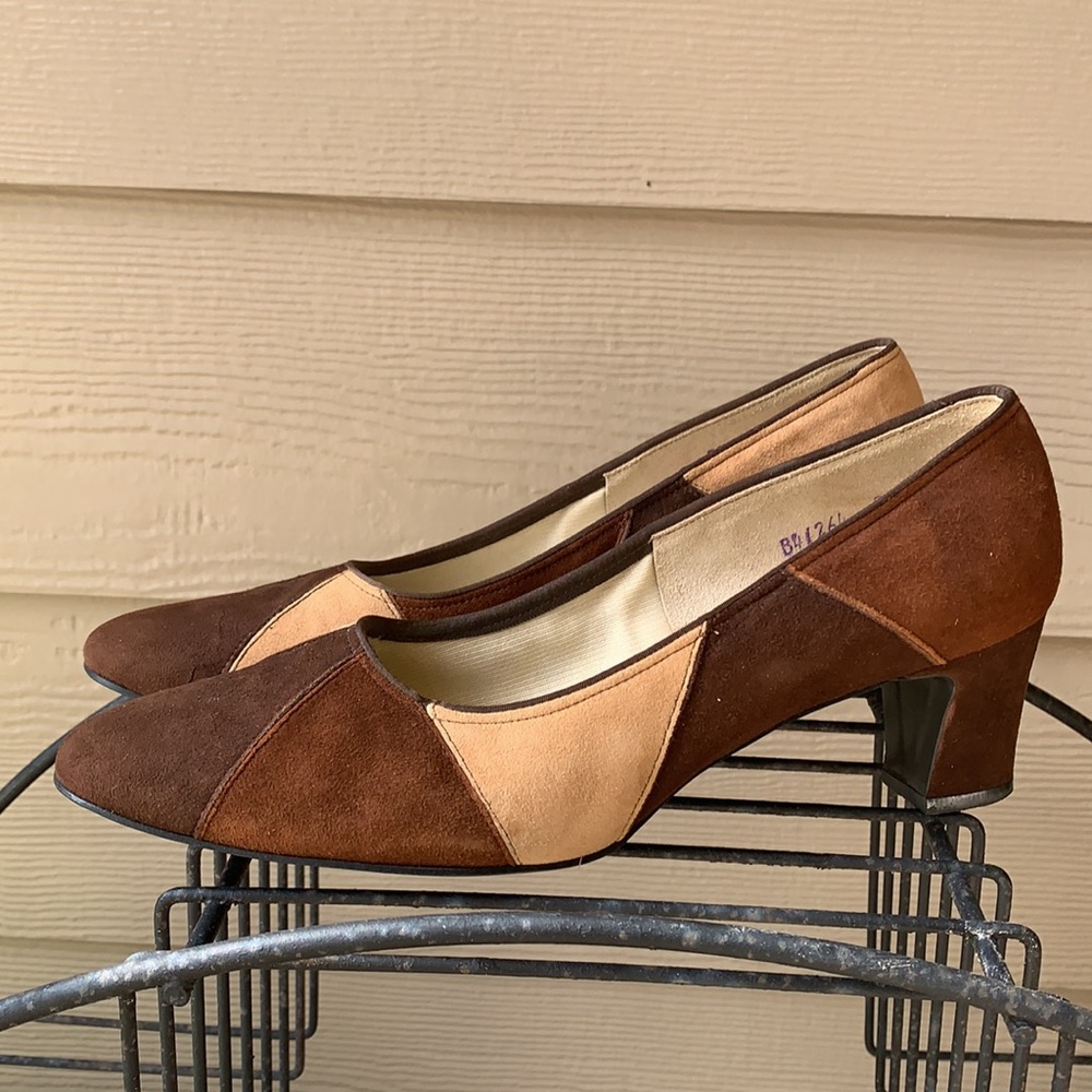 Vintage 70s Patchwork Shoes